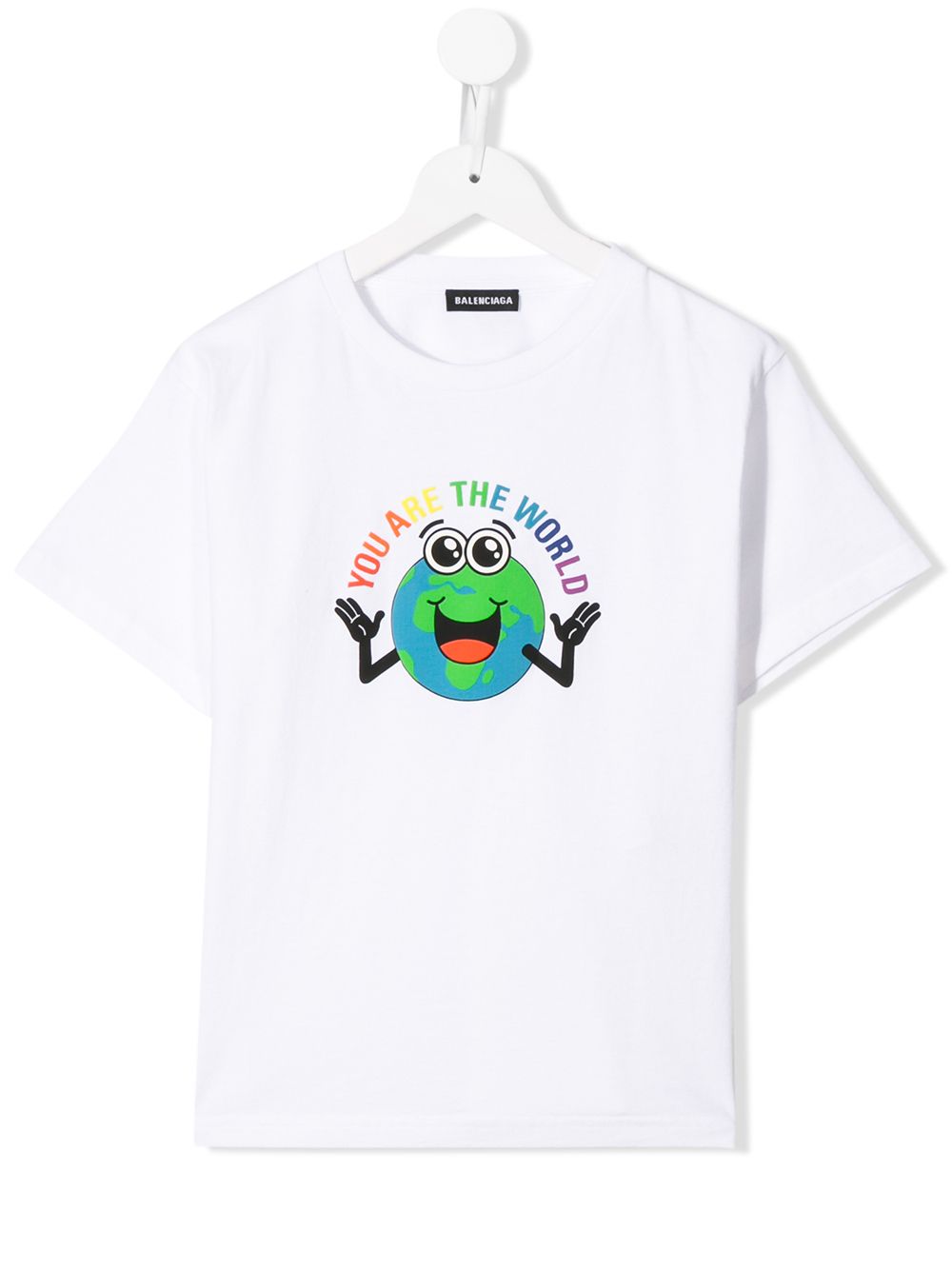 Balenciaga Kids You Are The World T-shirt - Wit