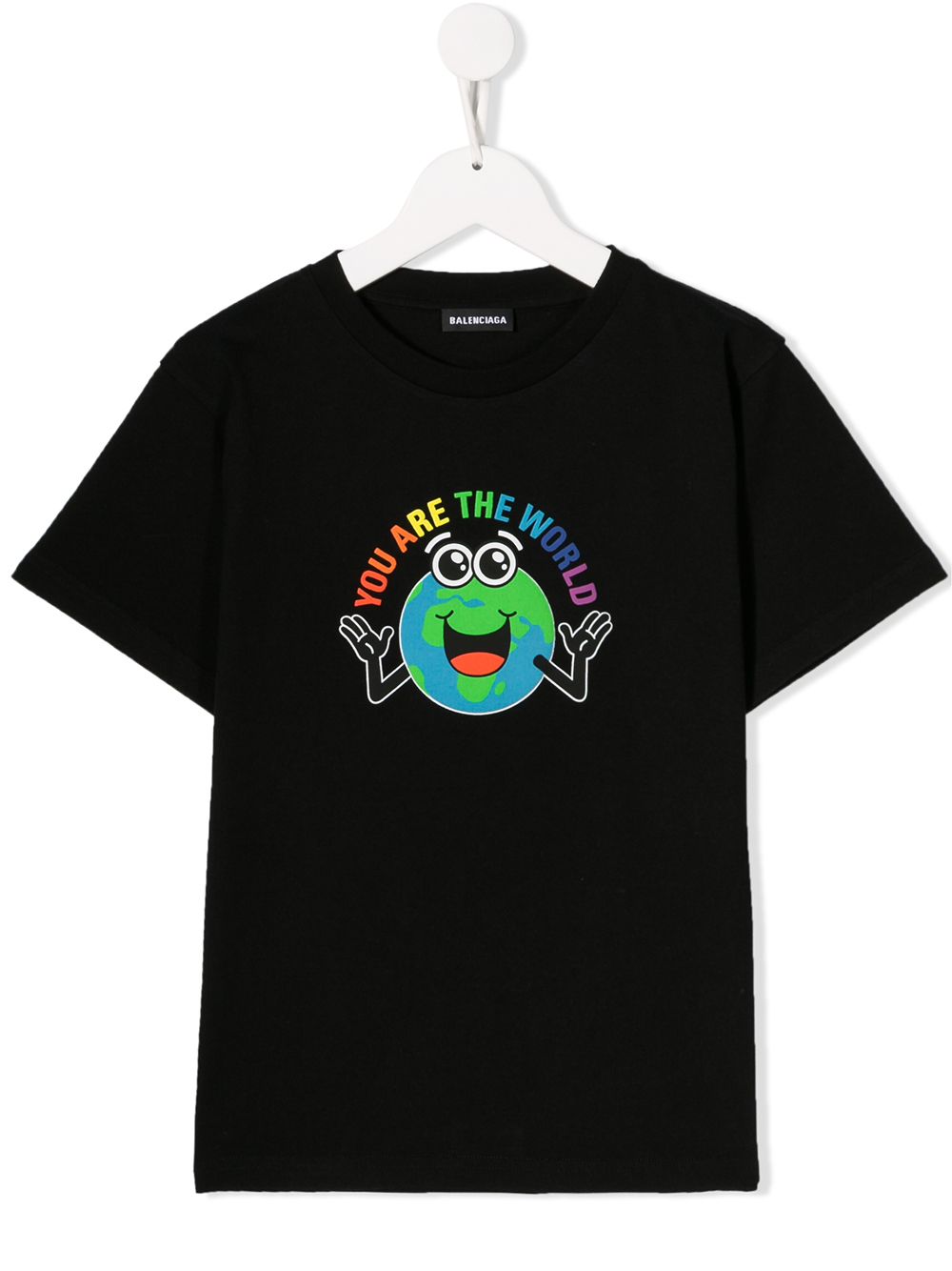 Balenciaga Kids You Are The World T-shirt - Zwart