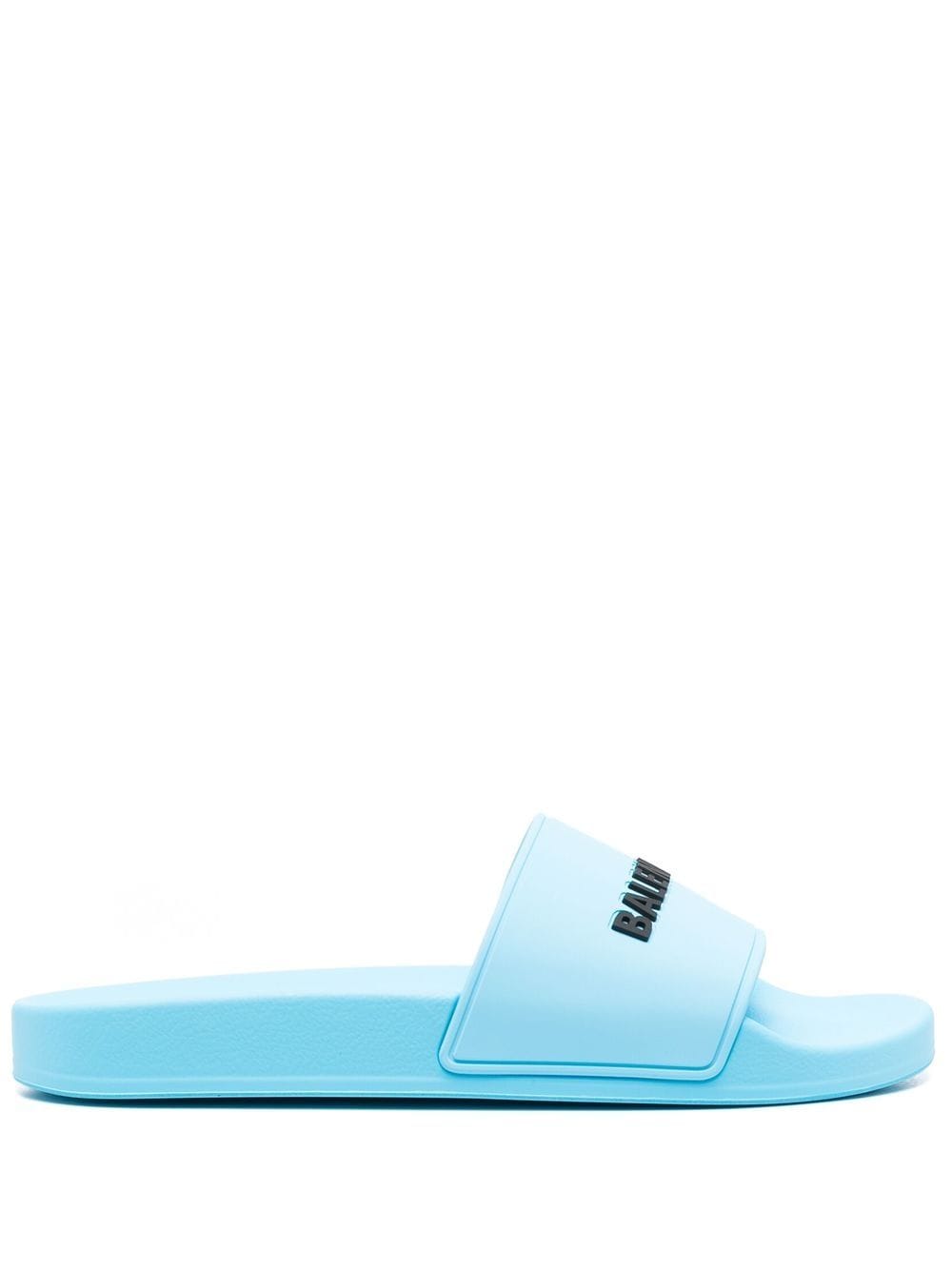Balenciaga Slippers met logo-reliëf - Blauw