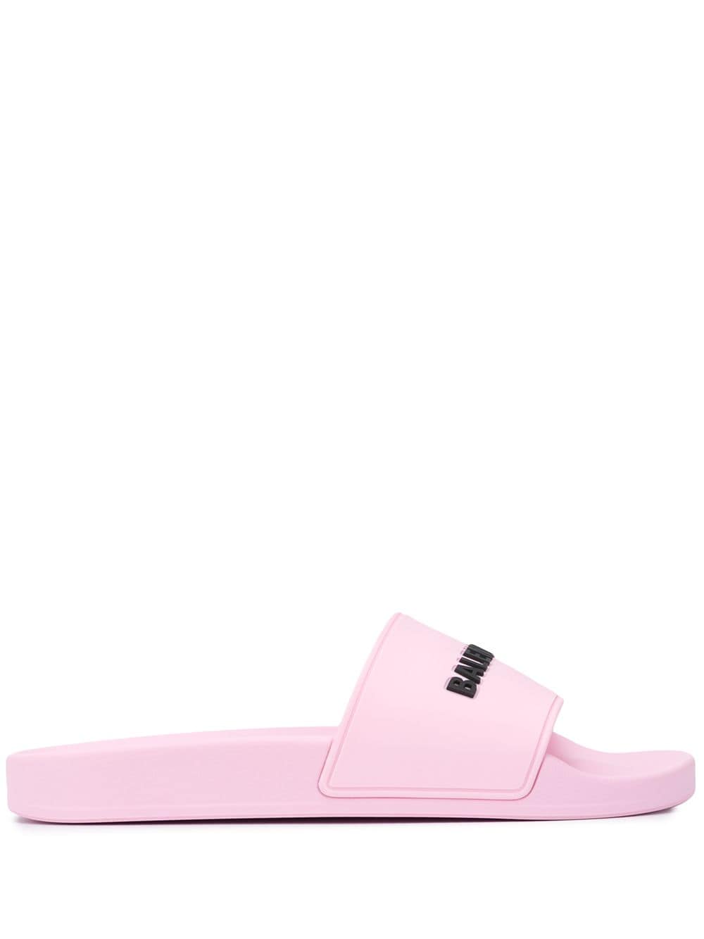 Balenciaga Slippers met logo reliëf - Roze
