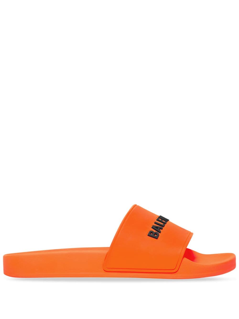 Balenciaga Slippers met logoprint - Oranje