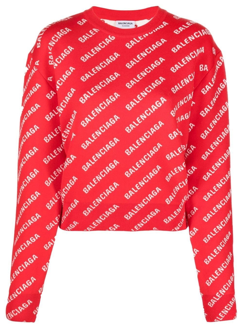 Balenciaga Trui met logo - Rood