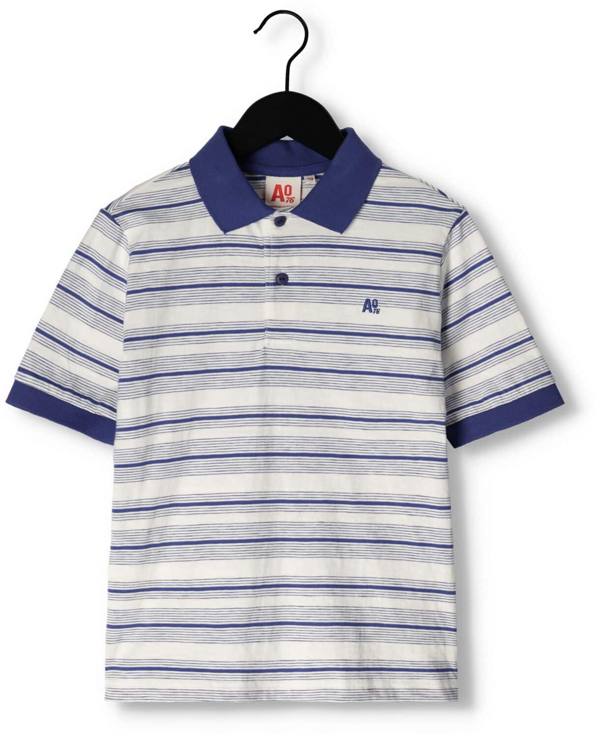 Blauwe Ao76 Polo Carter Striped Polo