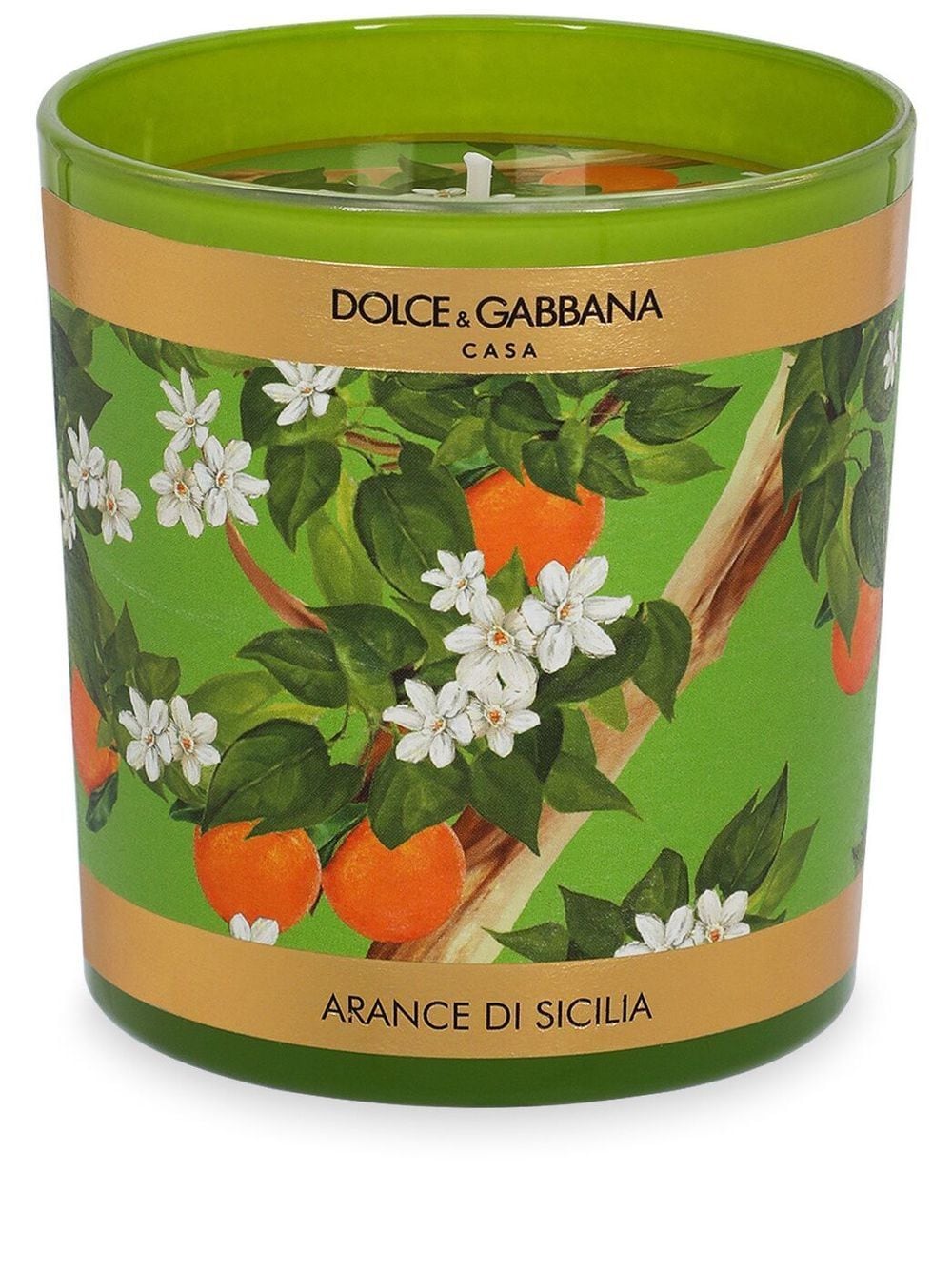 Dolce & Gabbana Geurkaars met bloemenprint (250g) - Groen