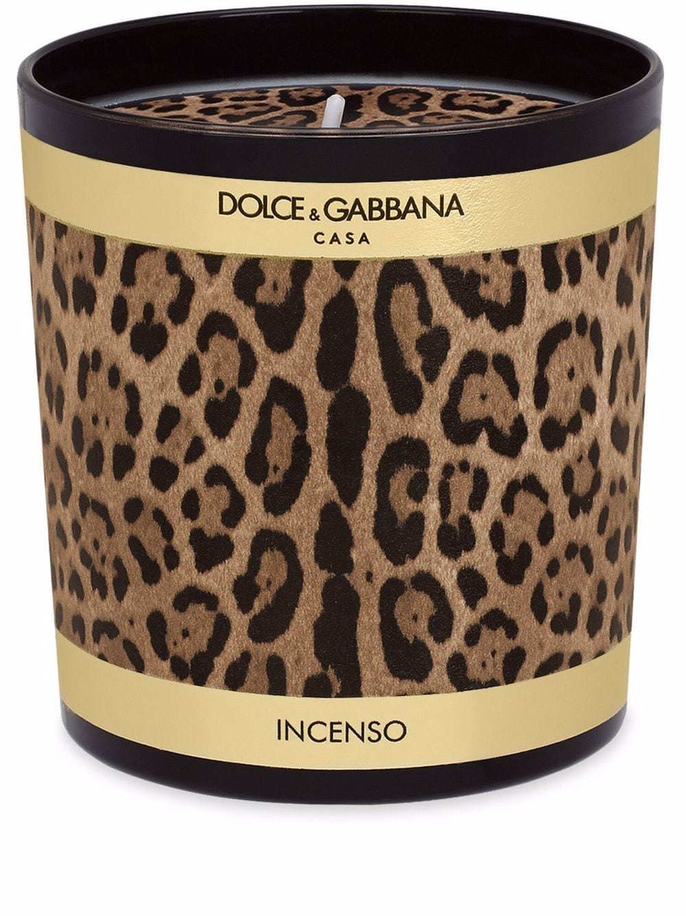 Dolce & Gabbana Geurkaars met luipaardprint - Zwart