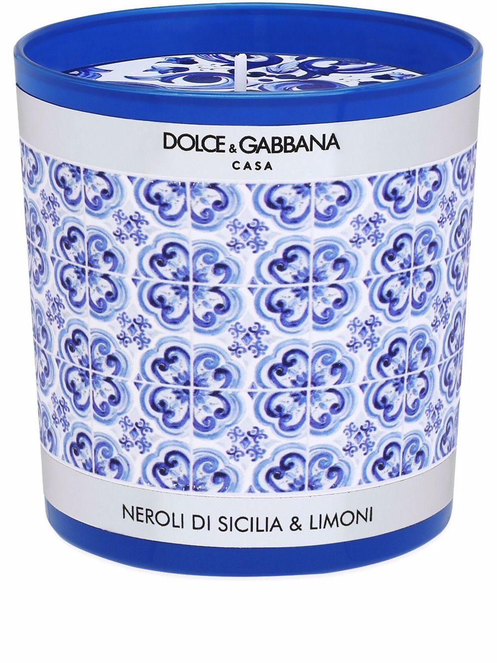 Dolce & Gabbana Geurkaars met print (250g) - Blauw