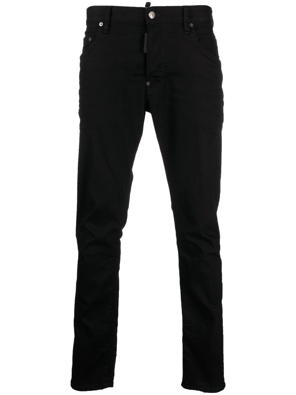 Dsquared2 Jeans met logopatch - Zwart