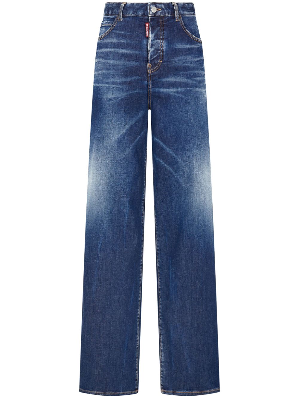 Dsquared2 Jeans met wijde pijpen - Blauw
