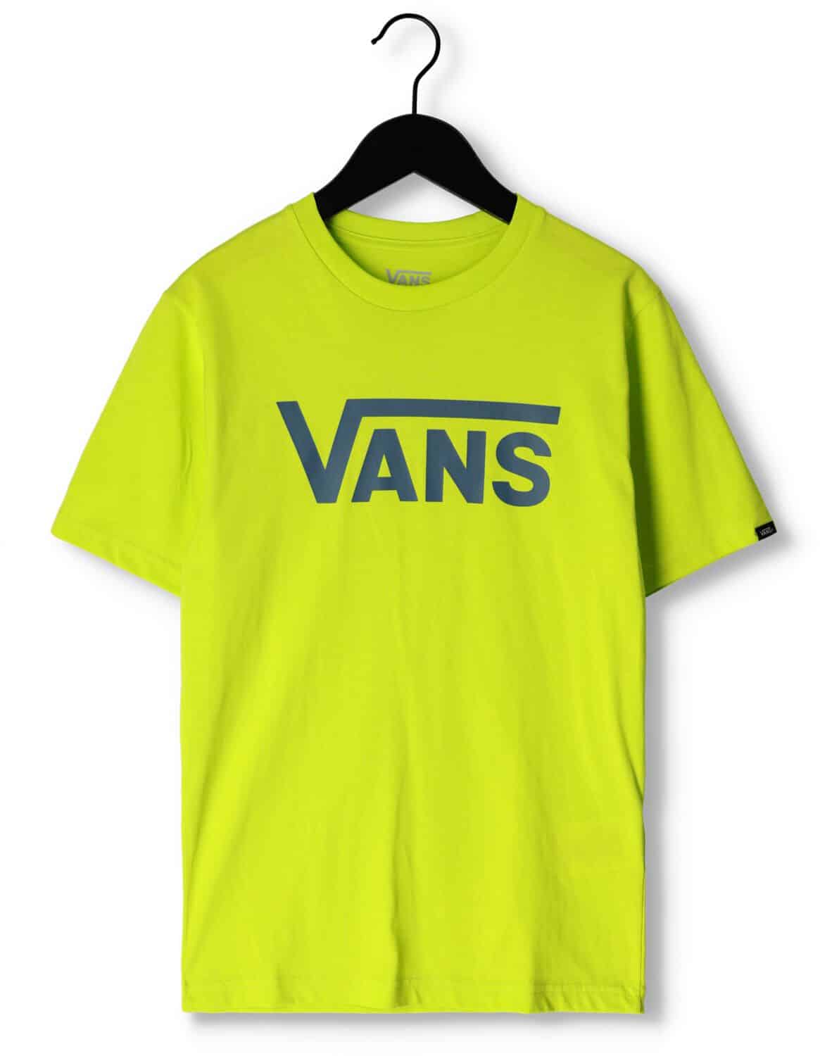 Groene Vans T-shirt By Vans Classic Boys Evening Primrose-Vans Teal