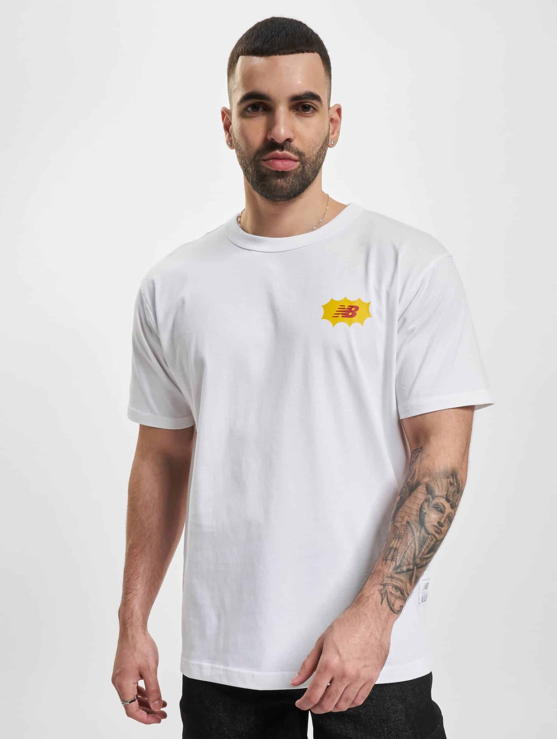 New Balance Essentials Novelty 574 Graphic T-Shirt Mannen op kleur wit, Maat L