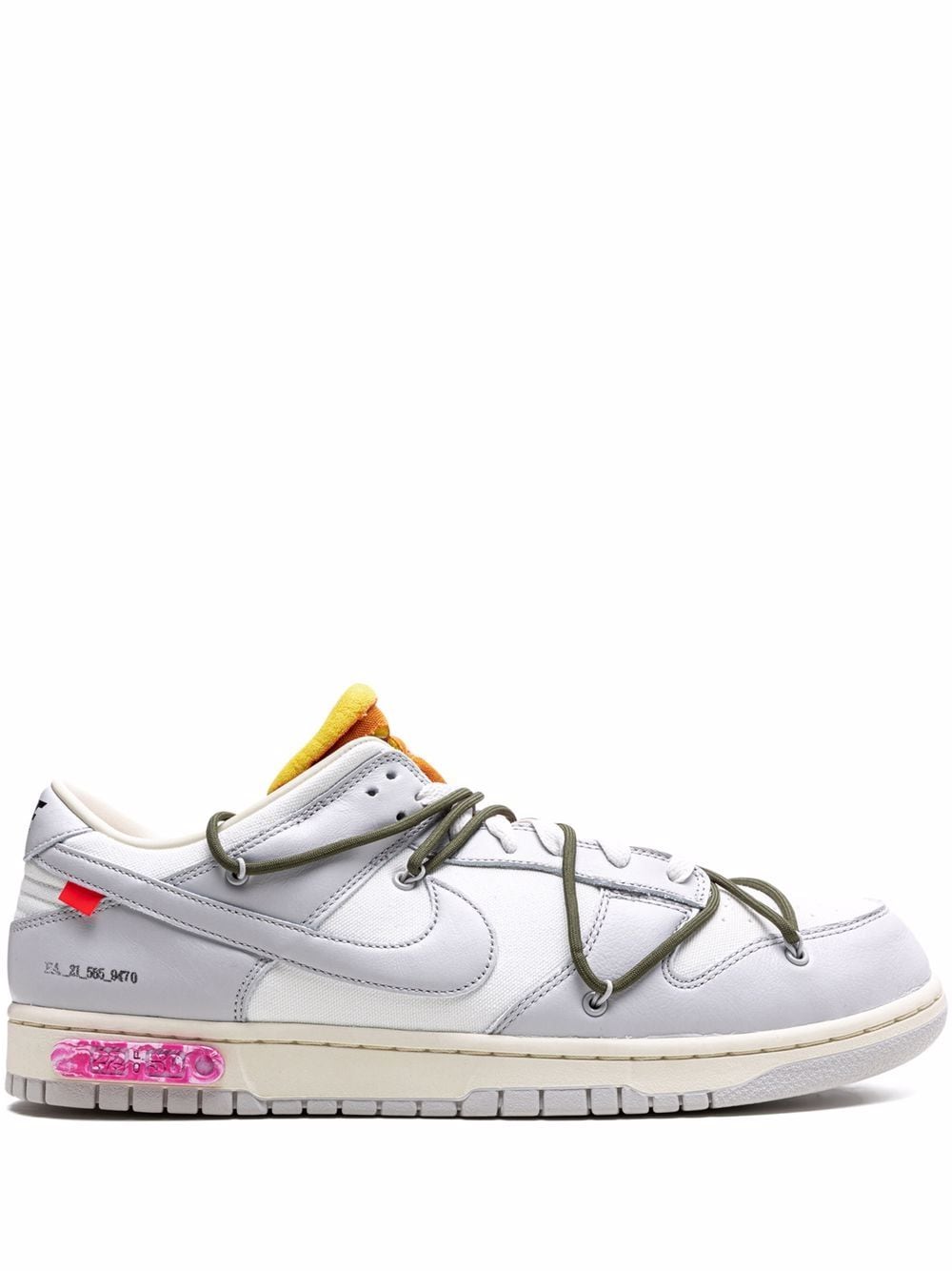 Nike X Off-White "x Off-White Dunk Low ""Lot 22"" sneakers" - Grijs
