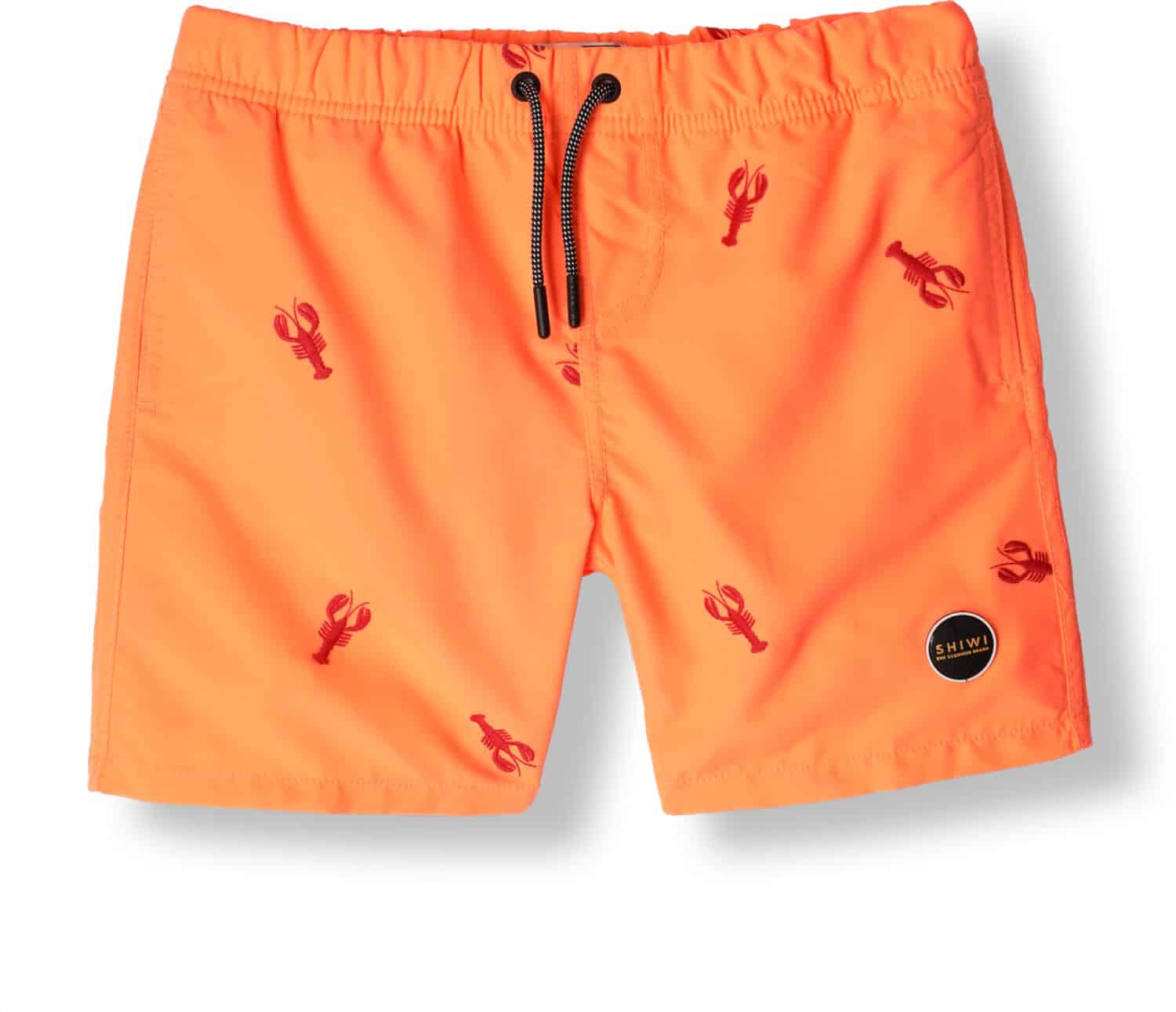 Oranje Shiwi Swimshort Lobster Embroidery