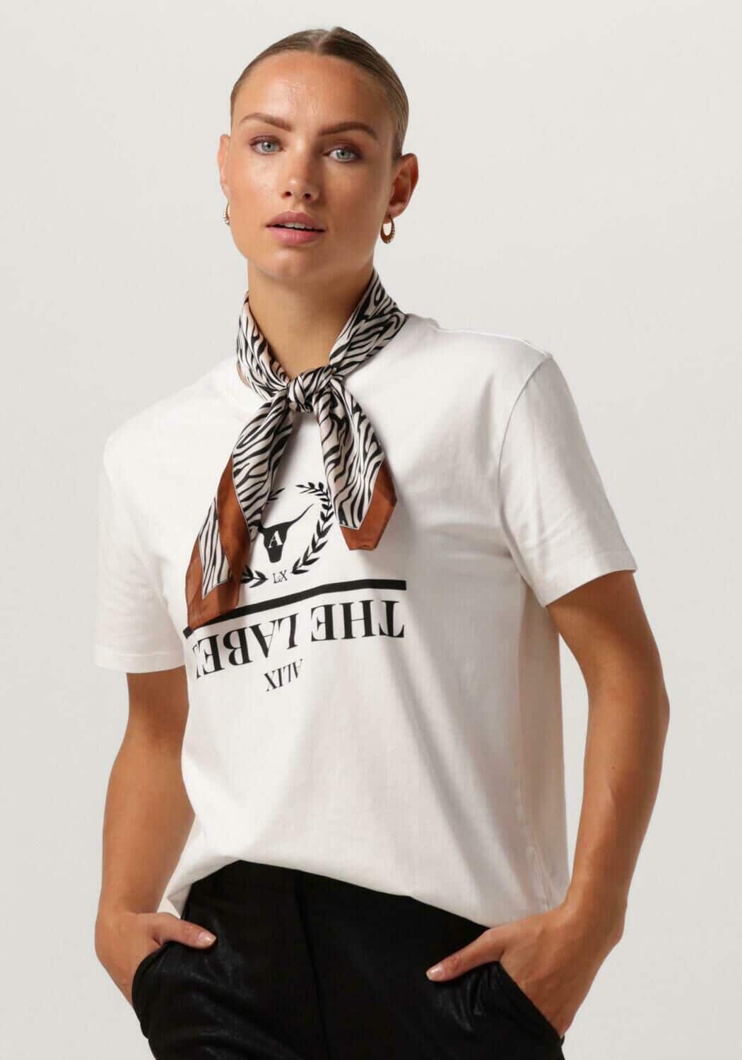 Witte Alix the Label T-shirt The Label T-shirt