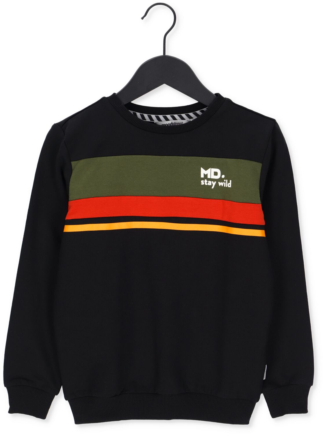 Zwarte Moodstreet Sweater M209-6384