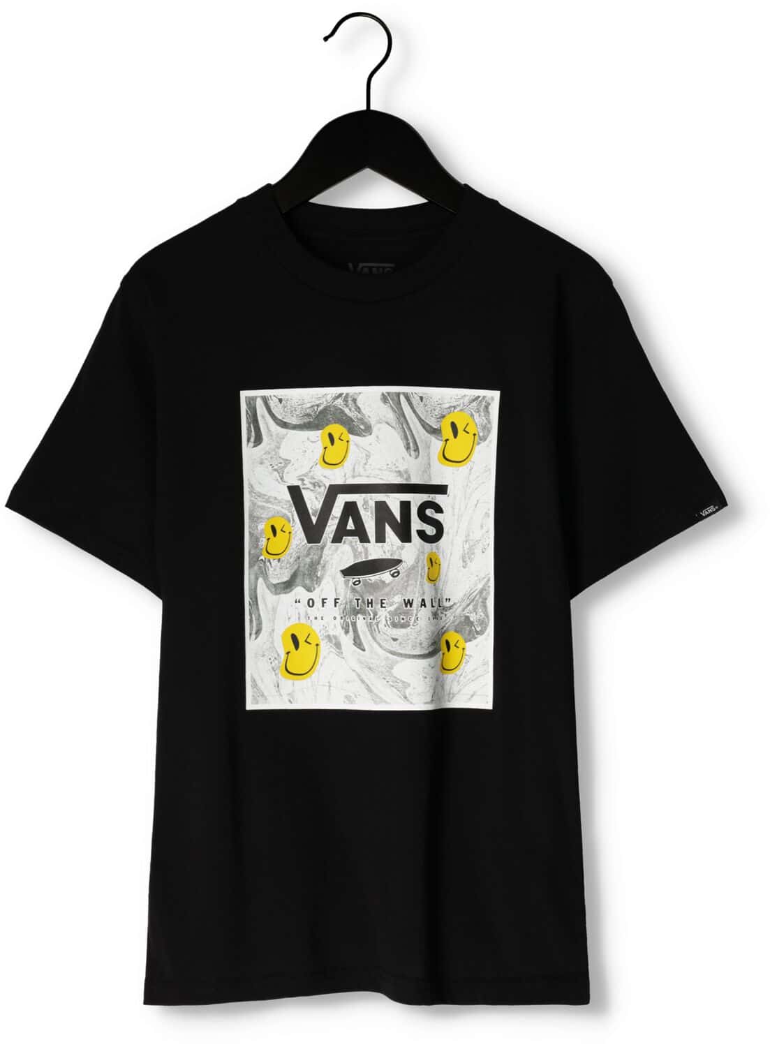 Zwarte Vans T-shirt By Print Box Boys Black-charcoal