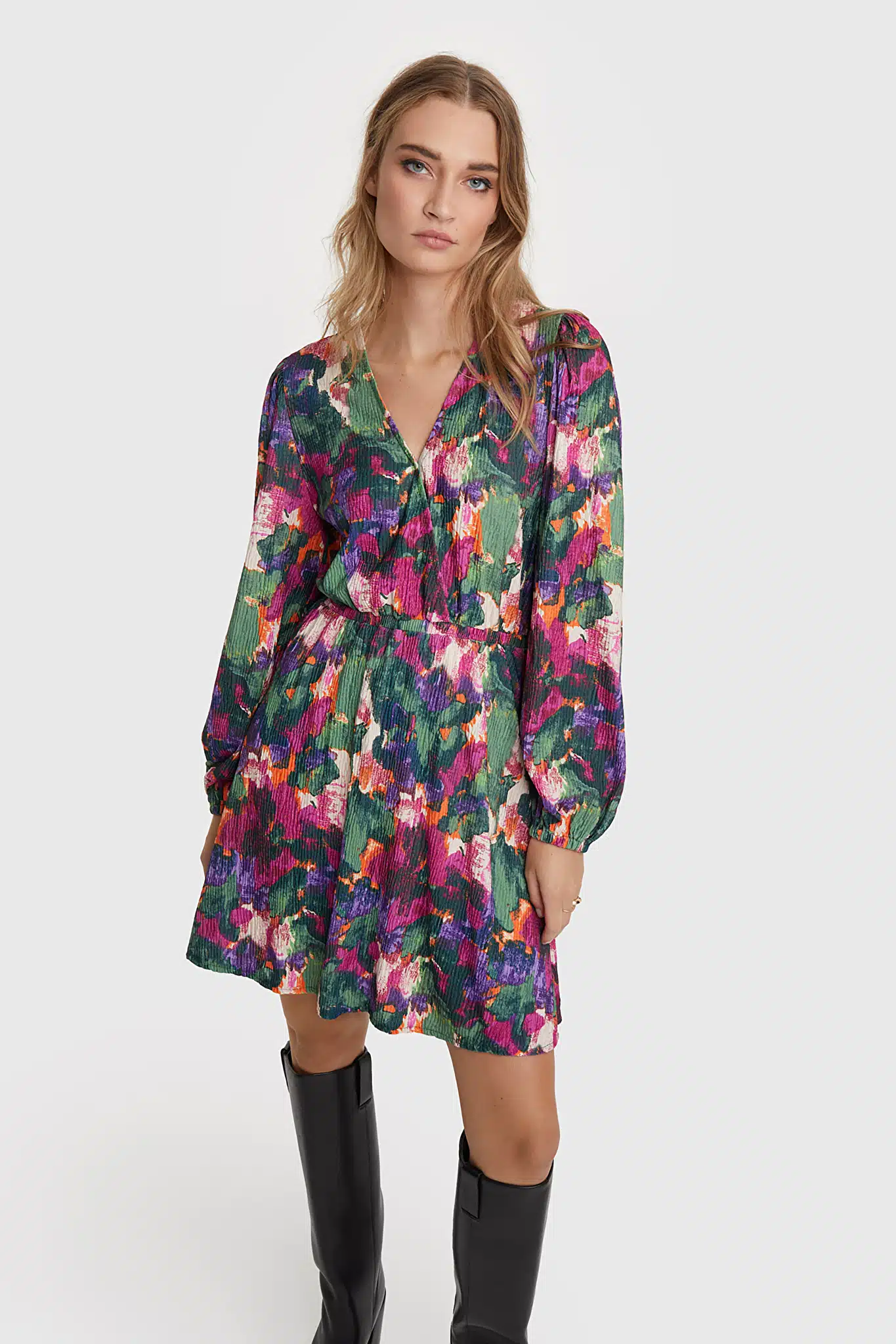 Alix The Label 2312370441 camouflage flower dress