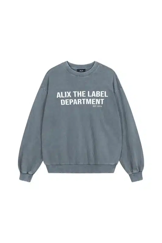 Alix The Label Washed sweater grey -