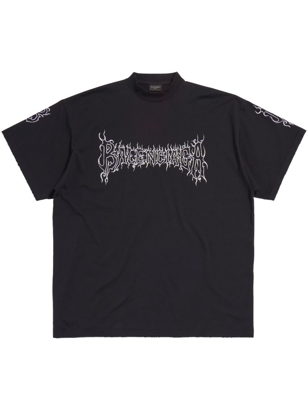 Balenciaga Darkwave katoenen T-shirt met print - Zwart