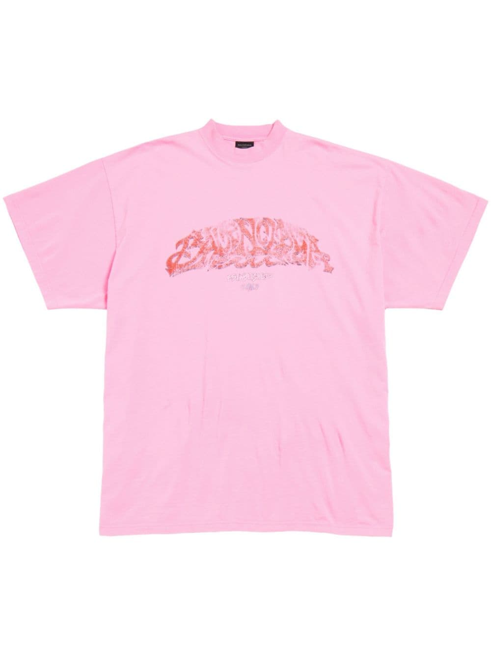 Balenciaga Katoenen T-shirt - Roze