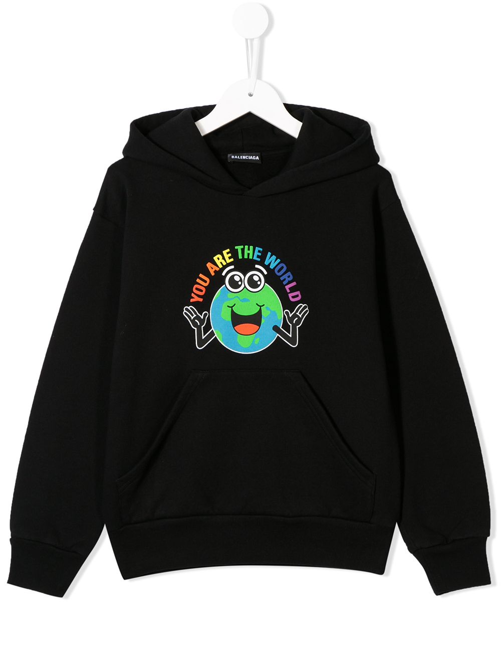 Balenciaga Kids You Are The World hoodie - Zwart
