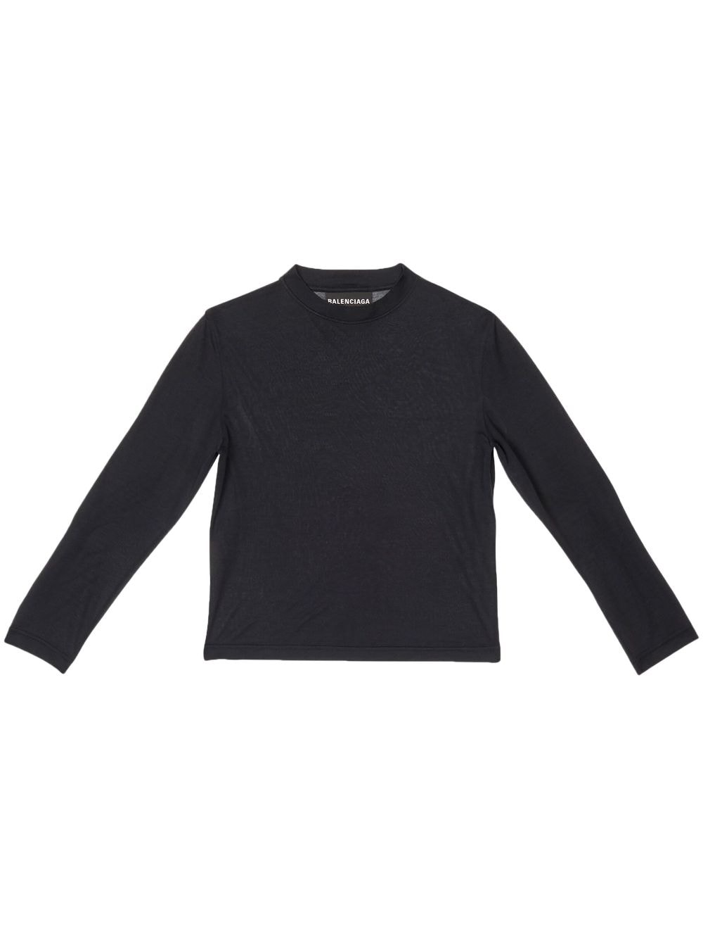 Balenciaga Semi-doorzichtige top - Zwart