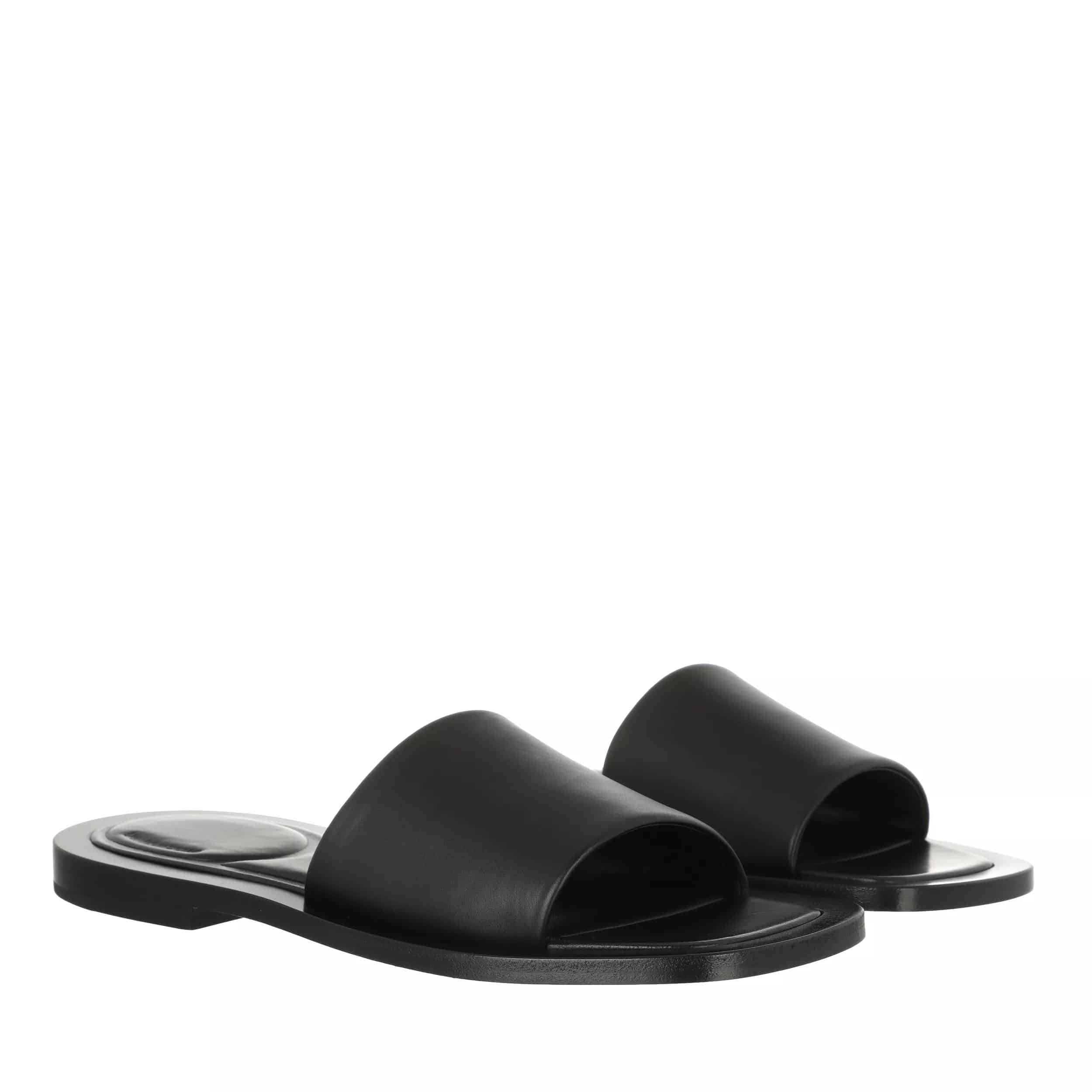 Balenciaga Slippers - Void Flat Sandals in zwart