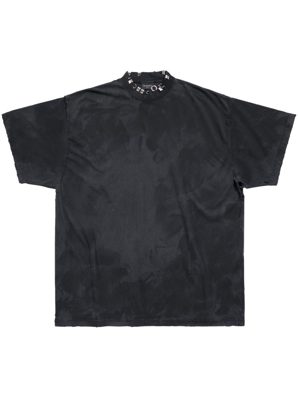 Balenciaga T-shirt met gerafeld effect - Zwart