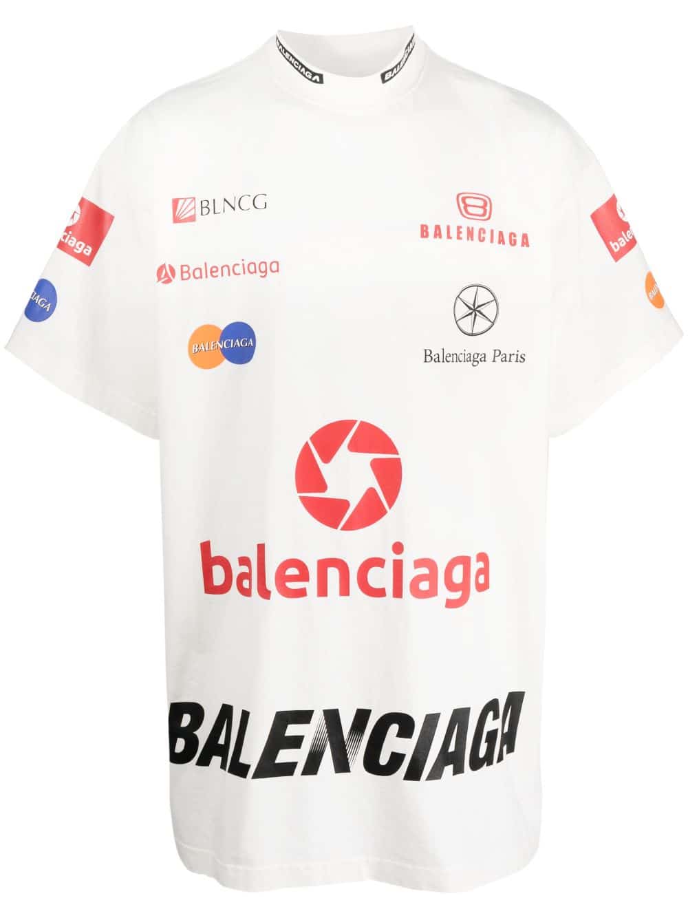 Balenciaga T-shirt met lange mouwen - Wit