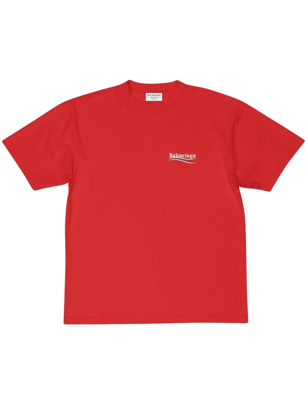 Balenciaga T-shirt met logo - Rood