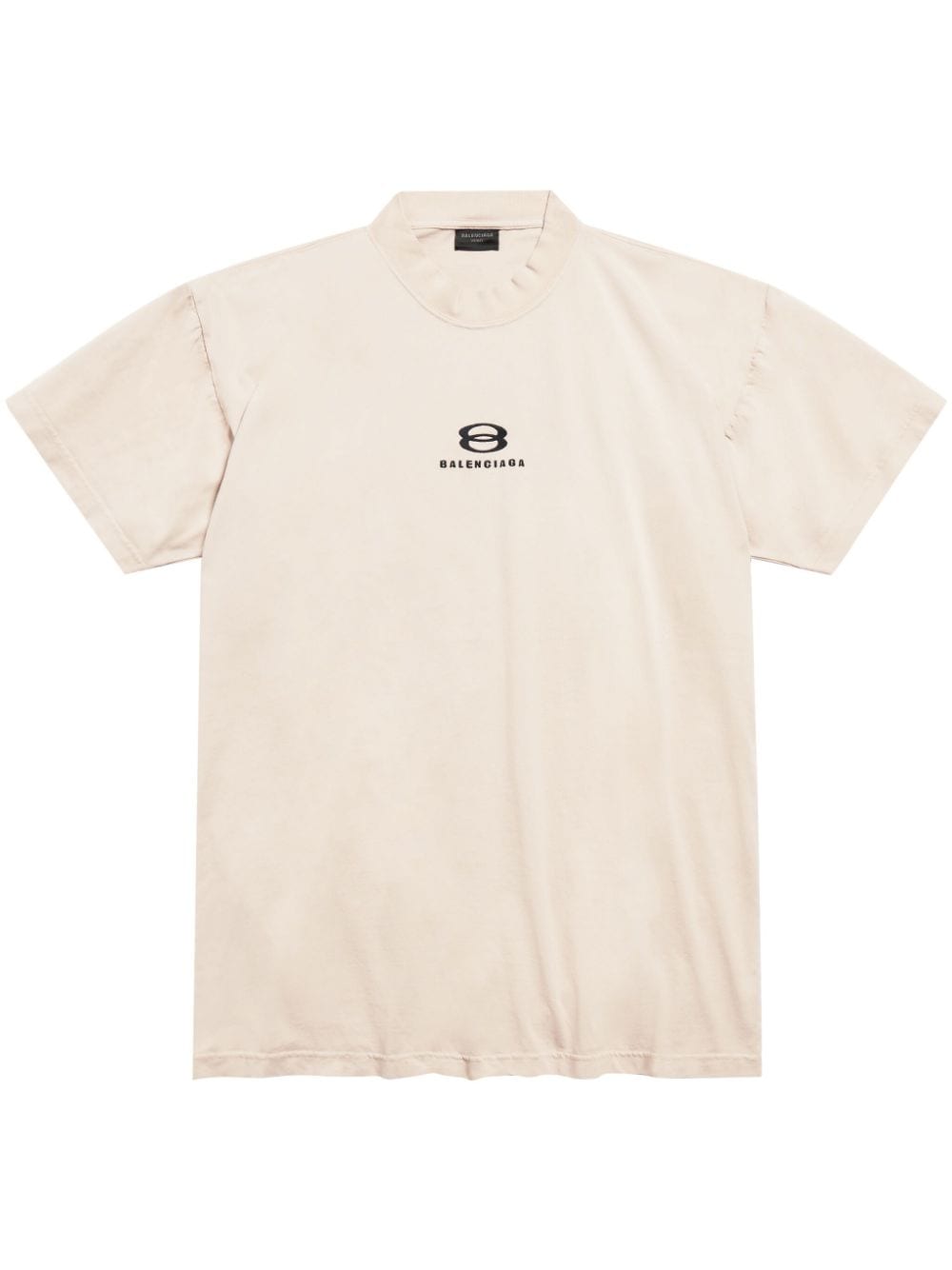 Balenciaga T-shirt met logoprint - Beige