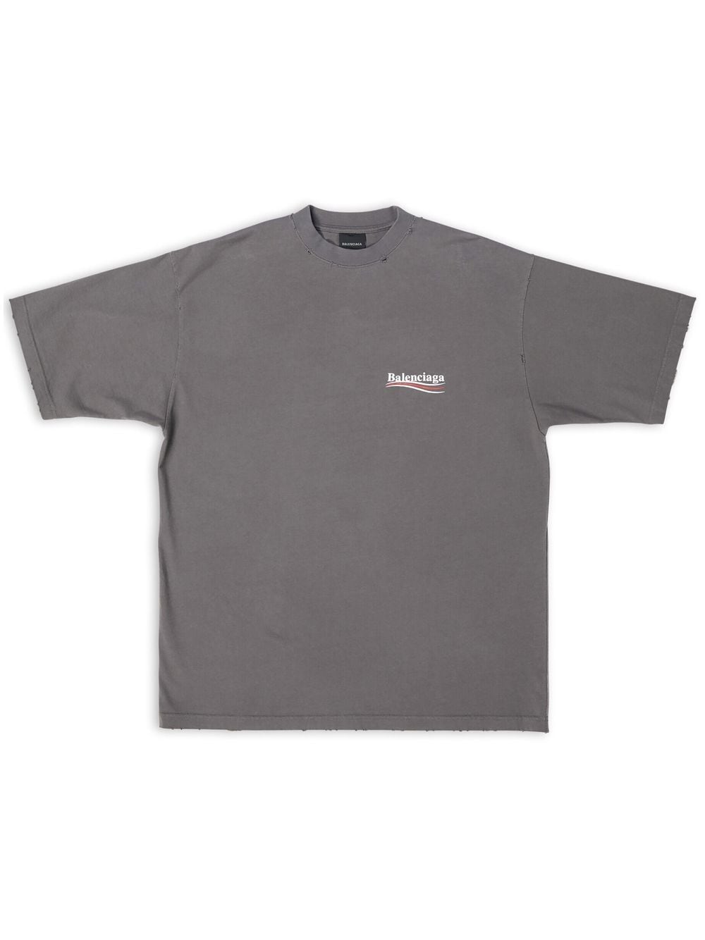 Balenciaga T-shirt met logoprint - Grijs