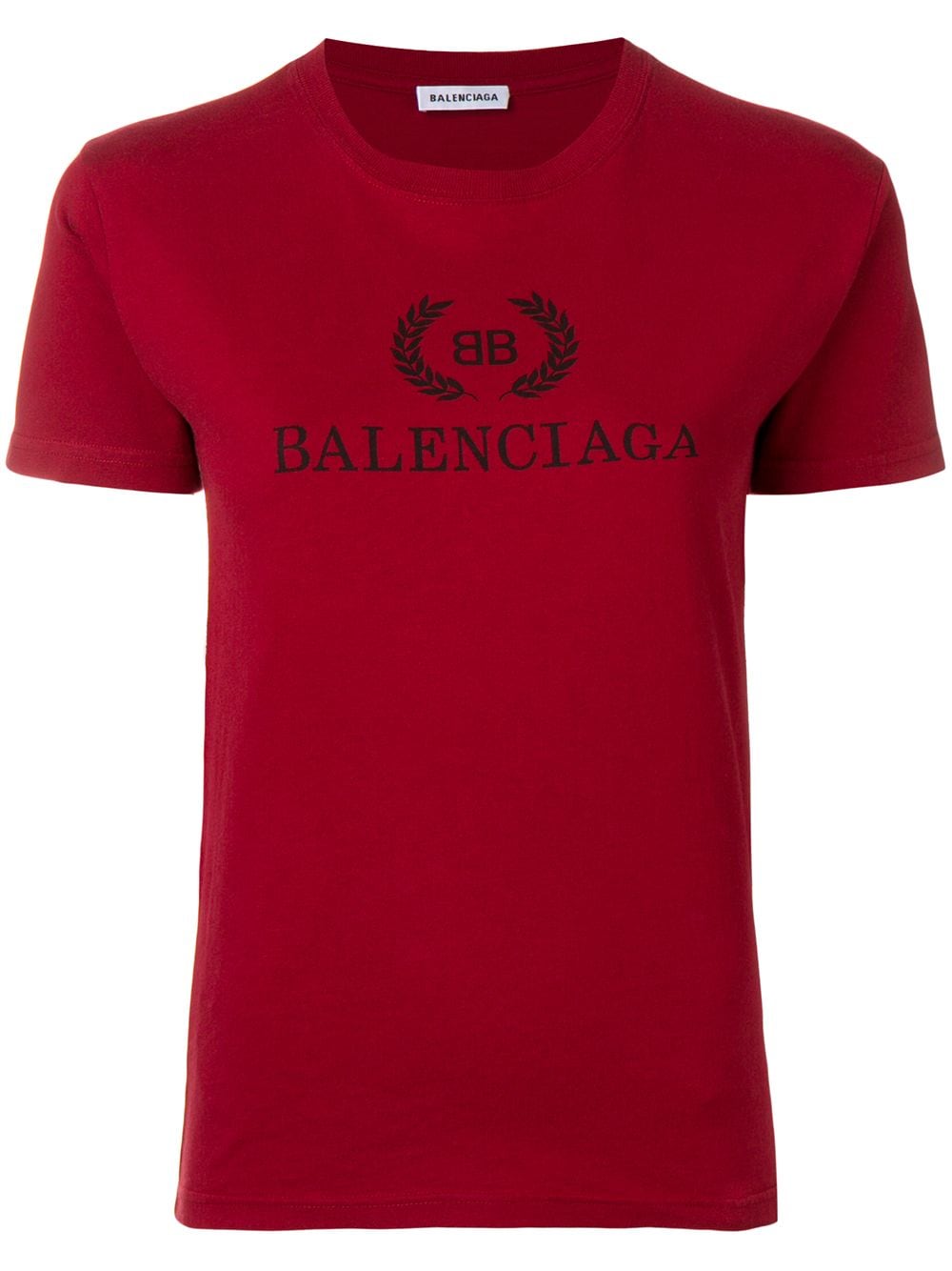Balenciaga T-shirt met logoprint - Rood
