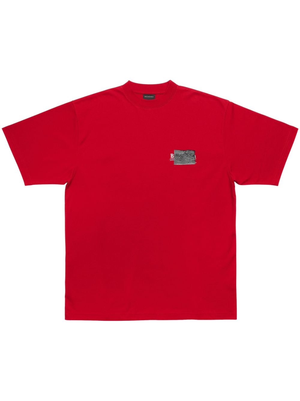 Balenciaga T-shirt met logoprint - Rood