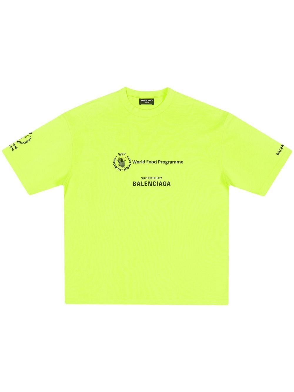 Balenciaga T-shirt met print - Geel