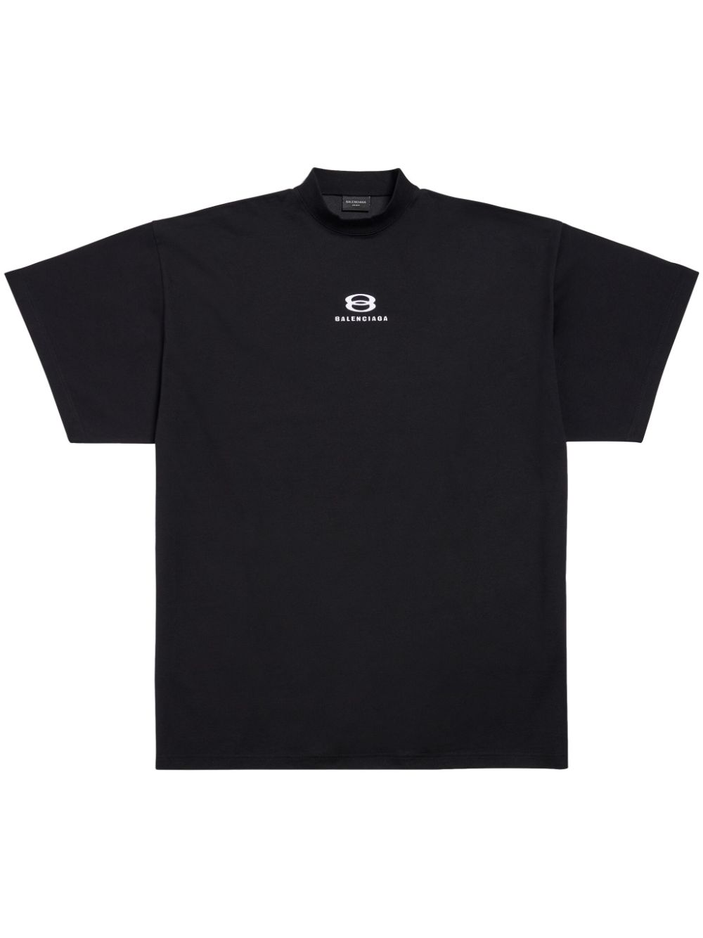 Balenciaga T-shirt met vlakken - Zwart