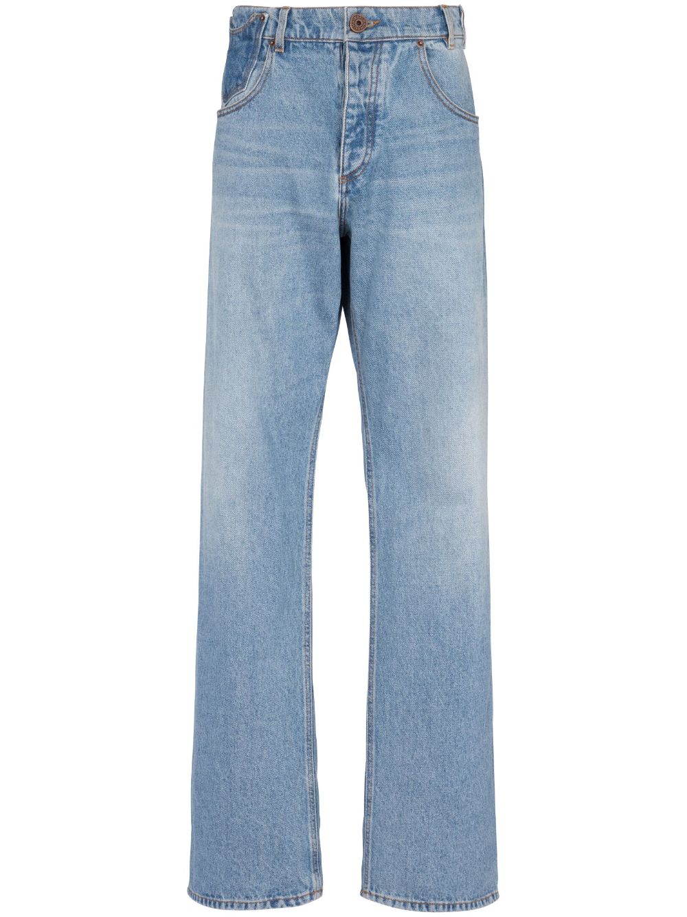 Balmain Jeans met contrasterende zak - Blauw