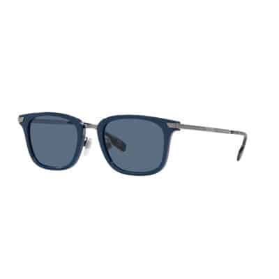 Blauwe zonnebril Peter BE 4395 Burberry , Blue , Heren