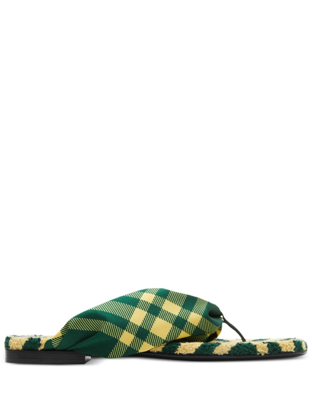Burberry Check Pool slippers - Groen