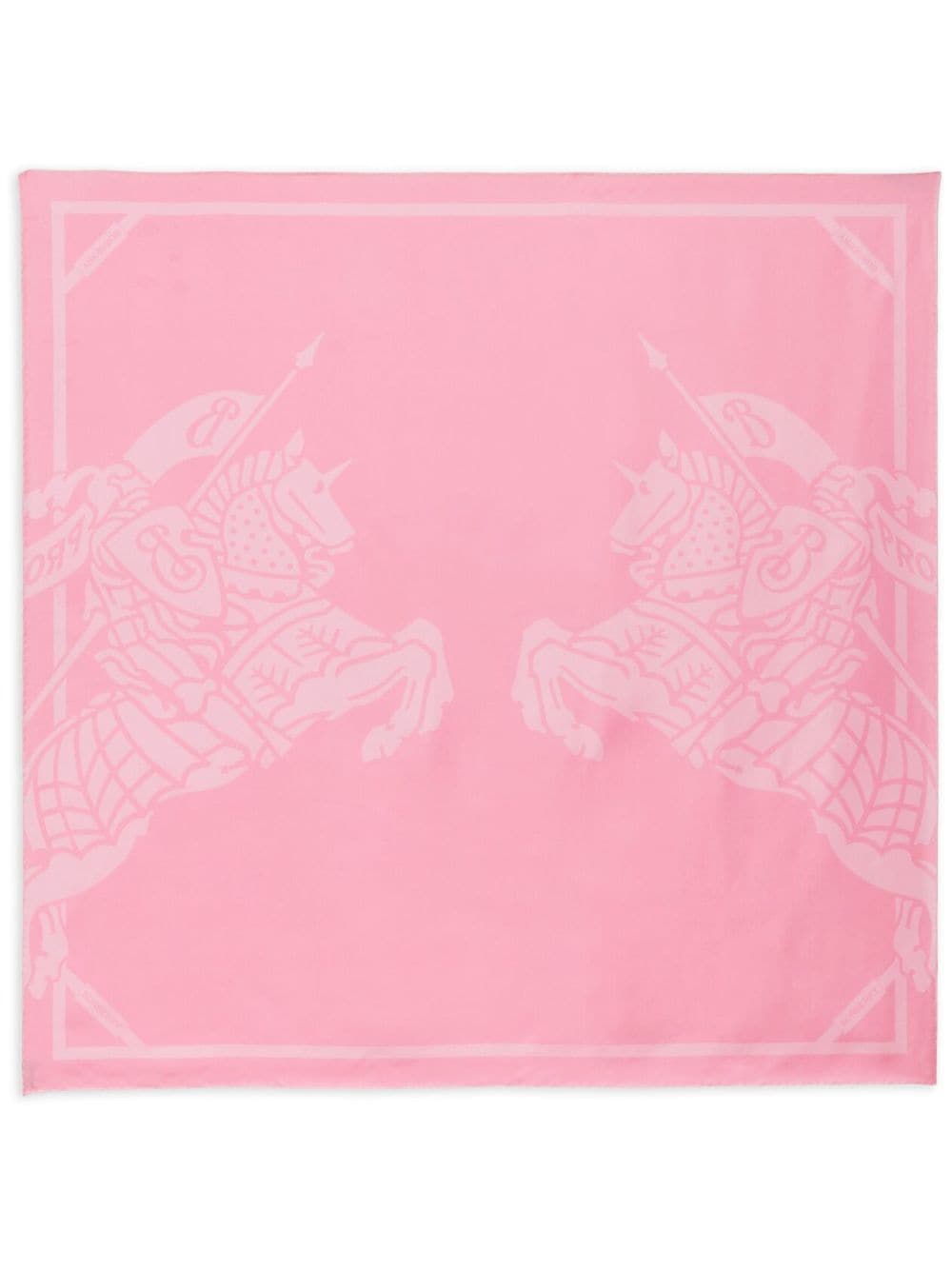 Burberry Sjaal met print - Roze