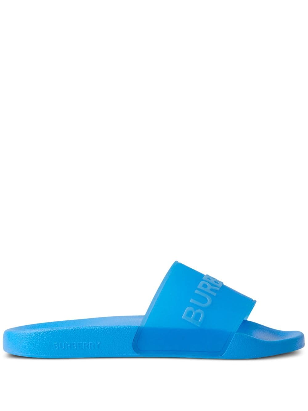 Burberry Slippers met logo - Blauw