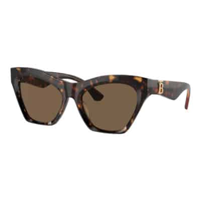 Cat-Eye Zonnebril Bruin Havana Burberry , Brown , Dames