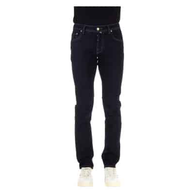 Denim Jeans met Sartoriale Details Jacob Cohën , Blue , Heren