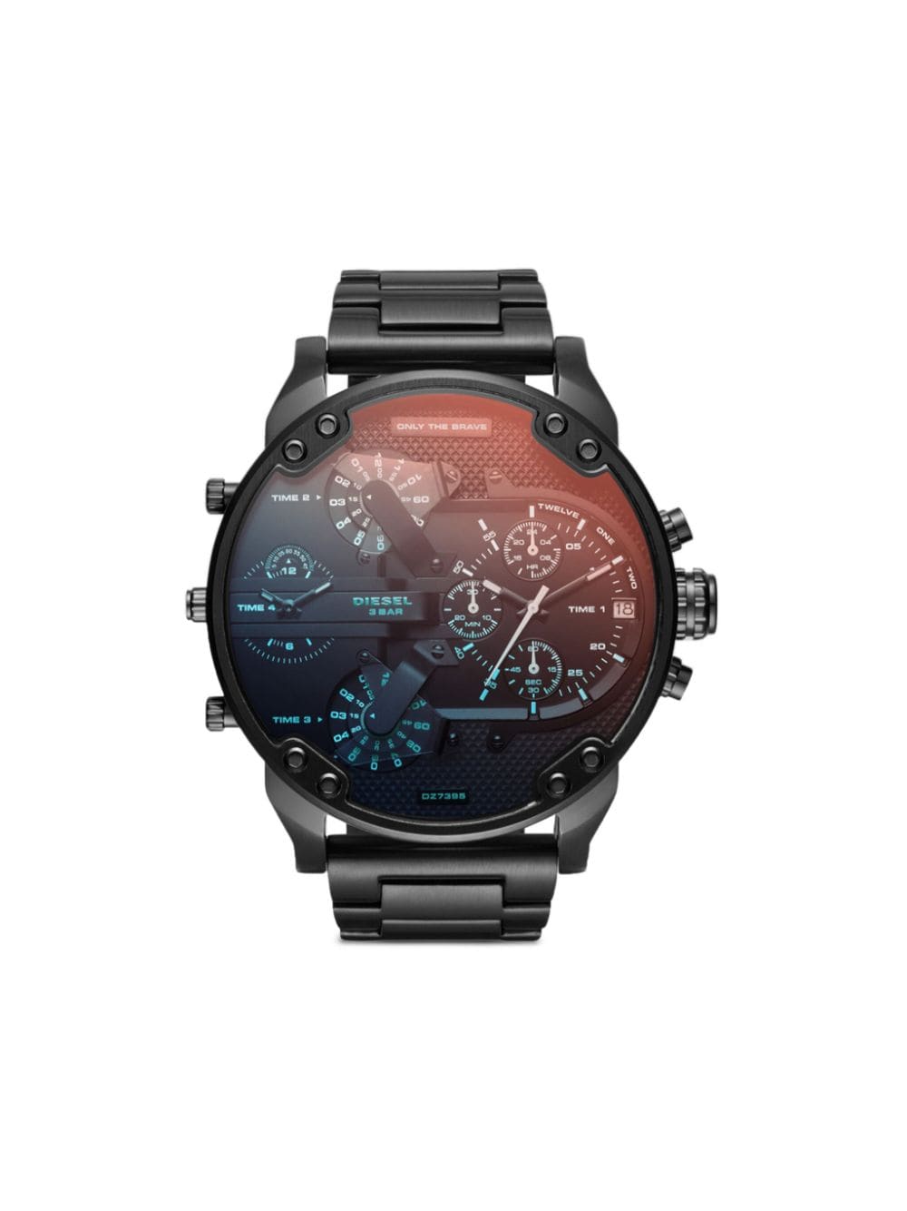 Diesel Dz7395 Mr. Daddy 2.0 57mm horloge - Zwart