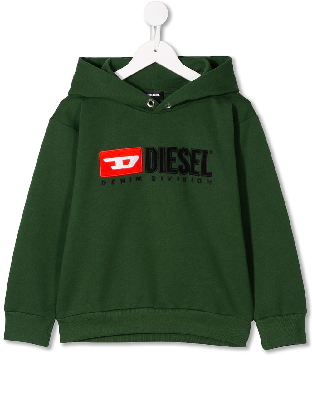 Diesel Kids Sweater met capuchon - Groen