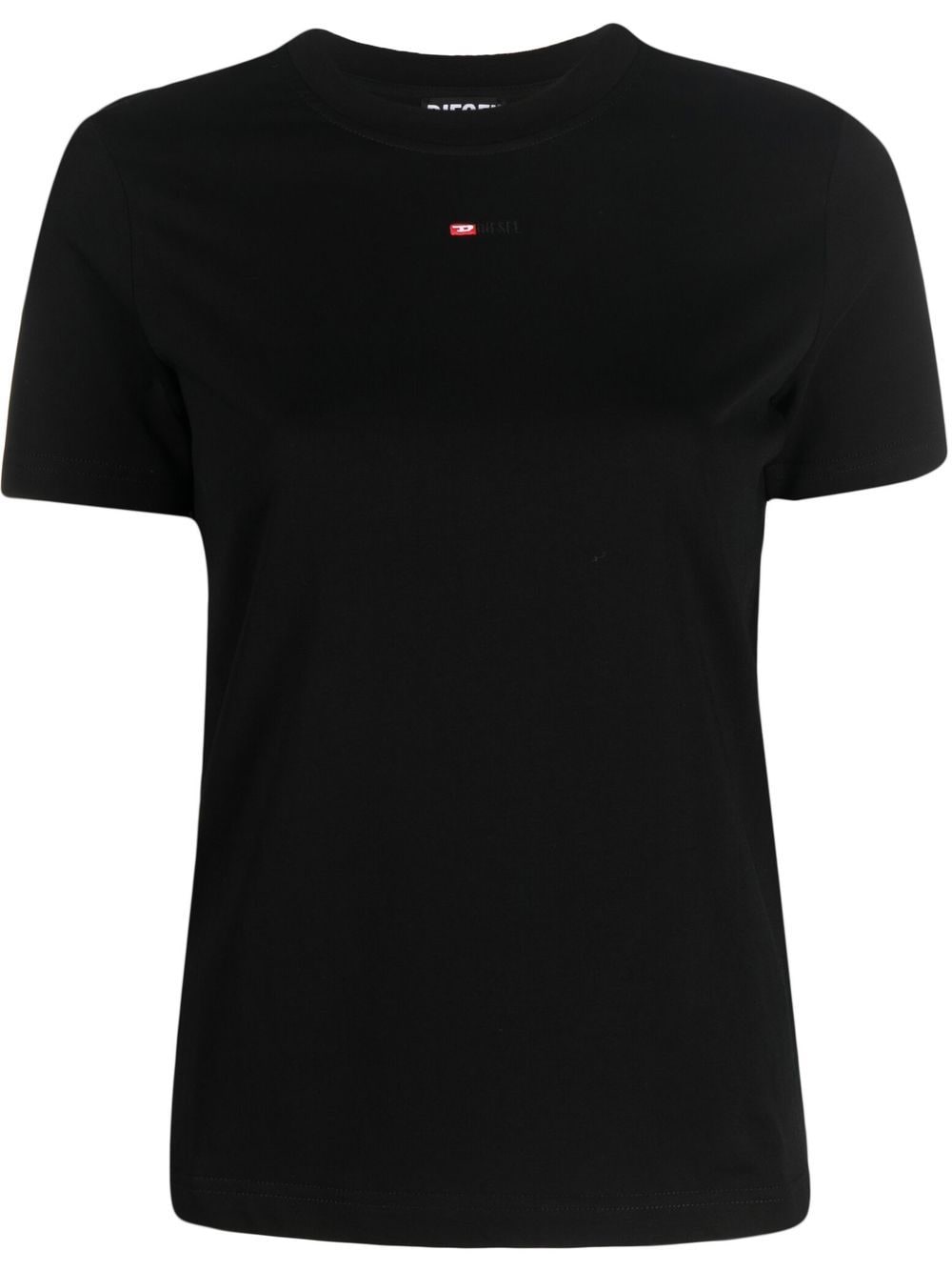 Diesel T-Reg-Microdiv katoenen T-shirt - Zwart