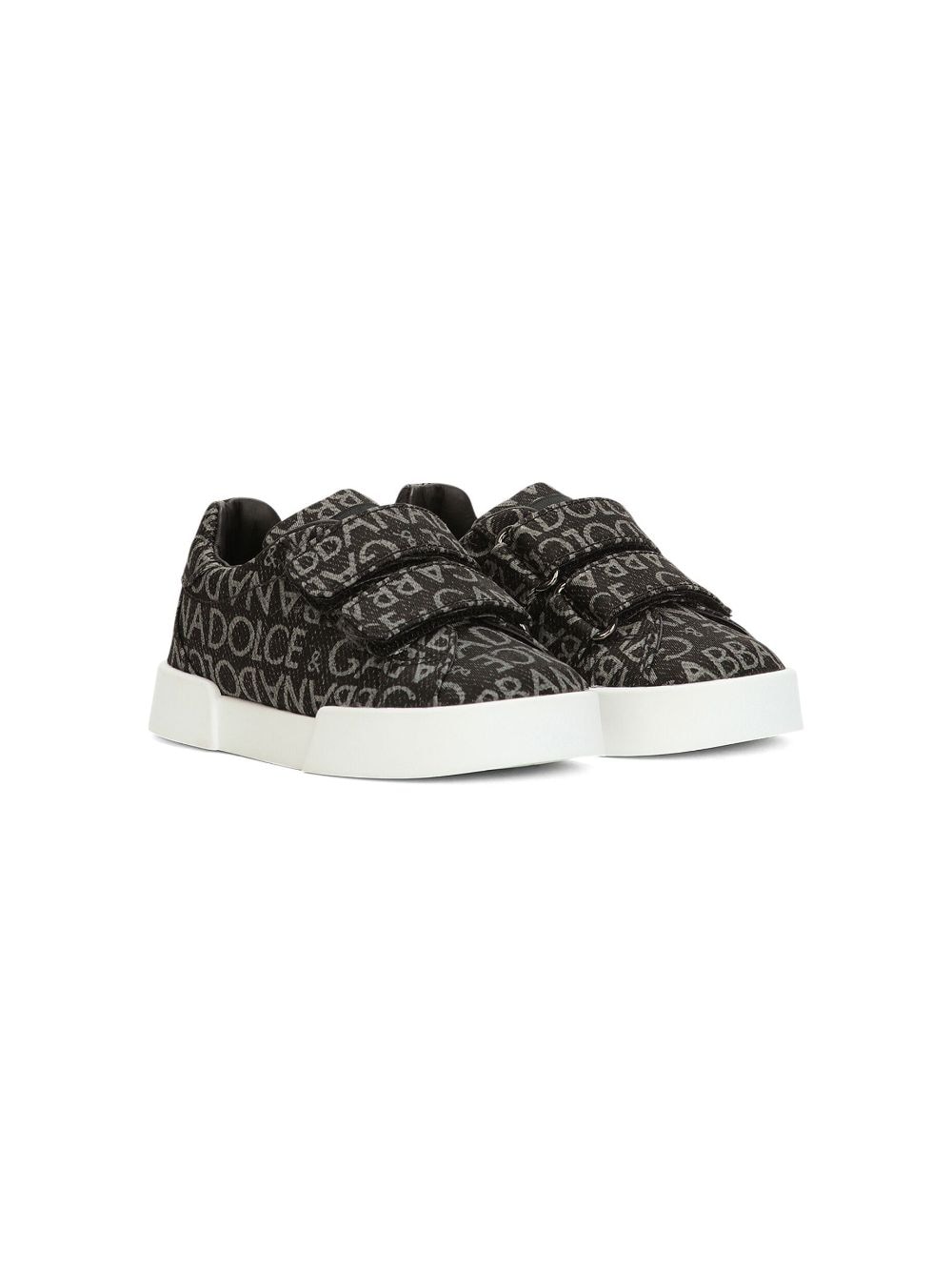 Dolce & Gabbana Kids Portofino low-top sneakers - Zwart