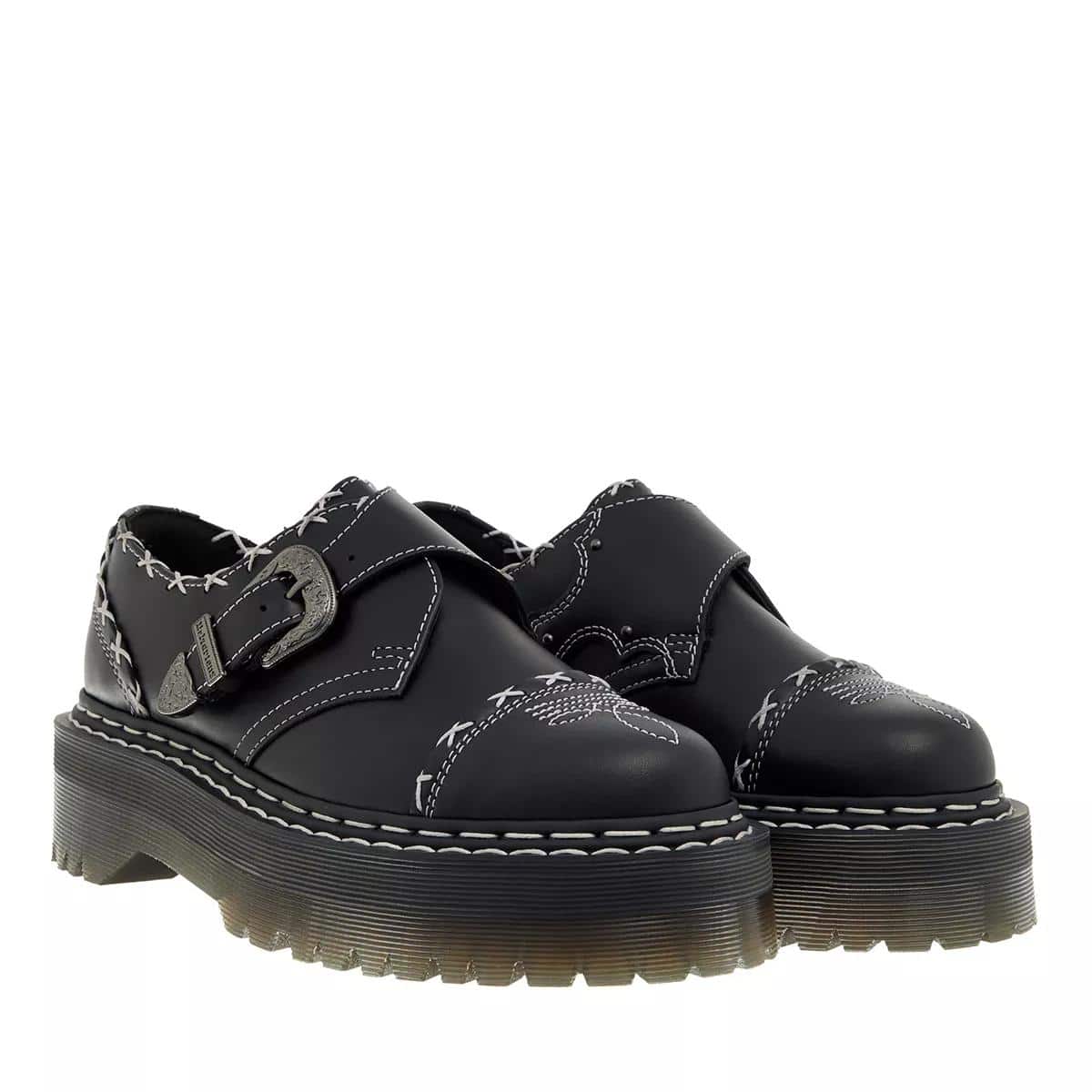 Dr. Martens Loafers & ballerina schoenen - Monk Shoe in zwart