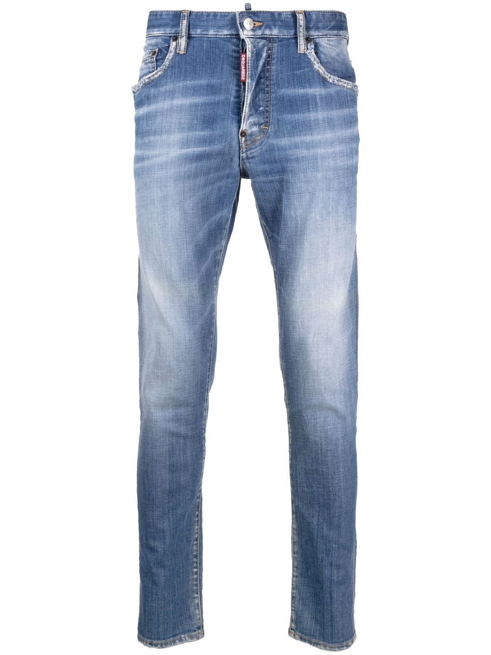 Dsquared2 Jeans met gewassen-effect - Blauw