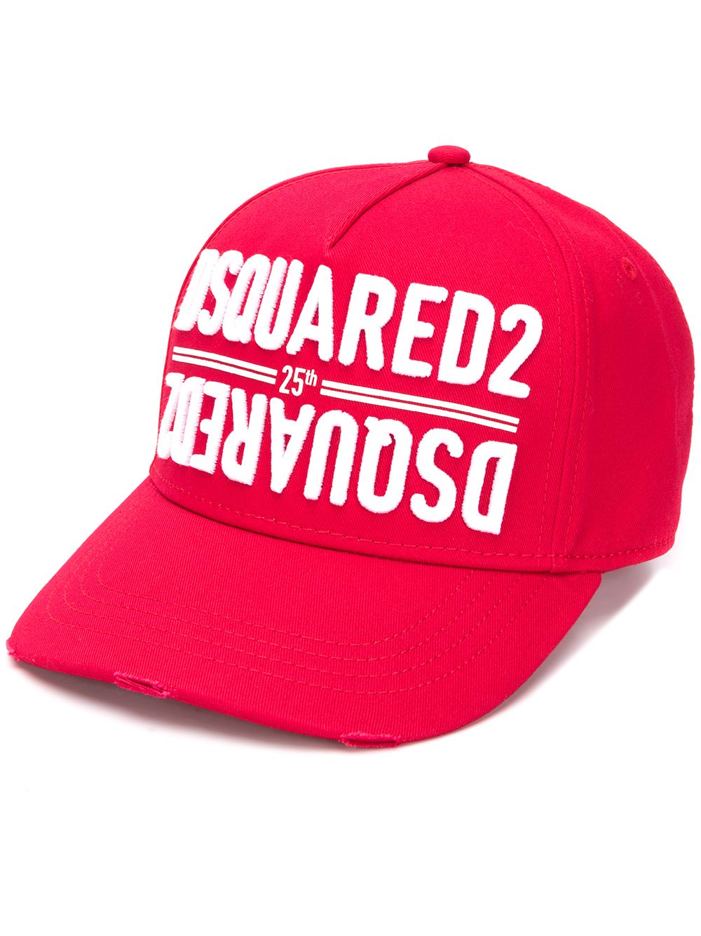Dsquared2 Pet met geborduurd logo - Rood