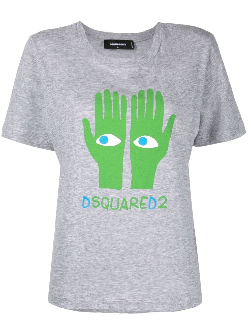 Dsquared2 T-shirt met logoprint - Grijs